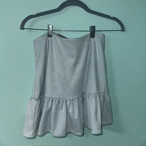 BRAND NEW BABY BLUE RUFFLE SKIRT SIZE S